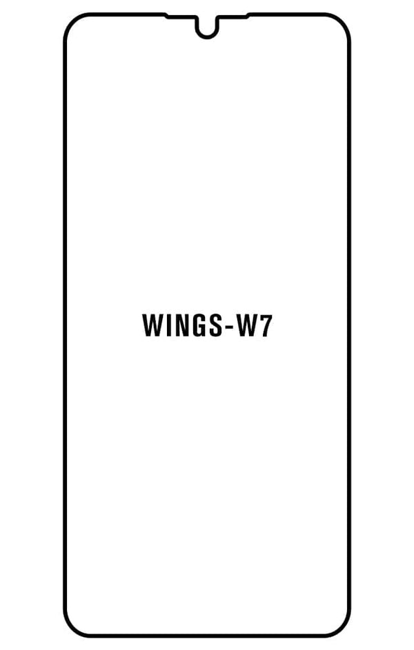 Film hydrogel pour Wings W7