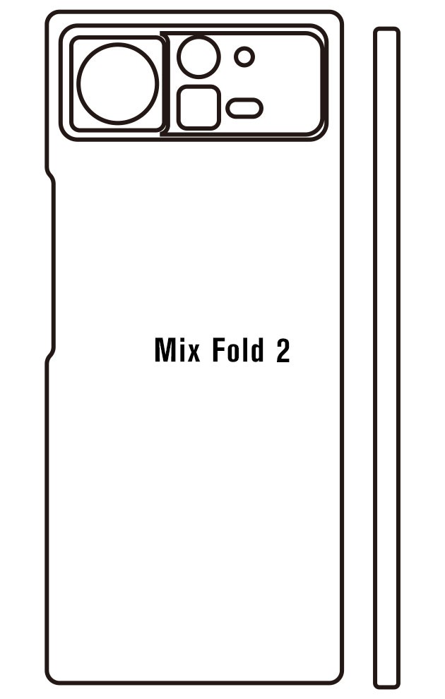 Film hydrogel pour écran Xiaomi Mi Mi Mix Fold 2