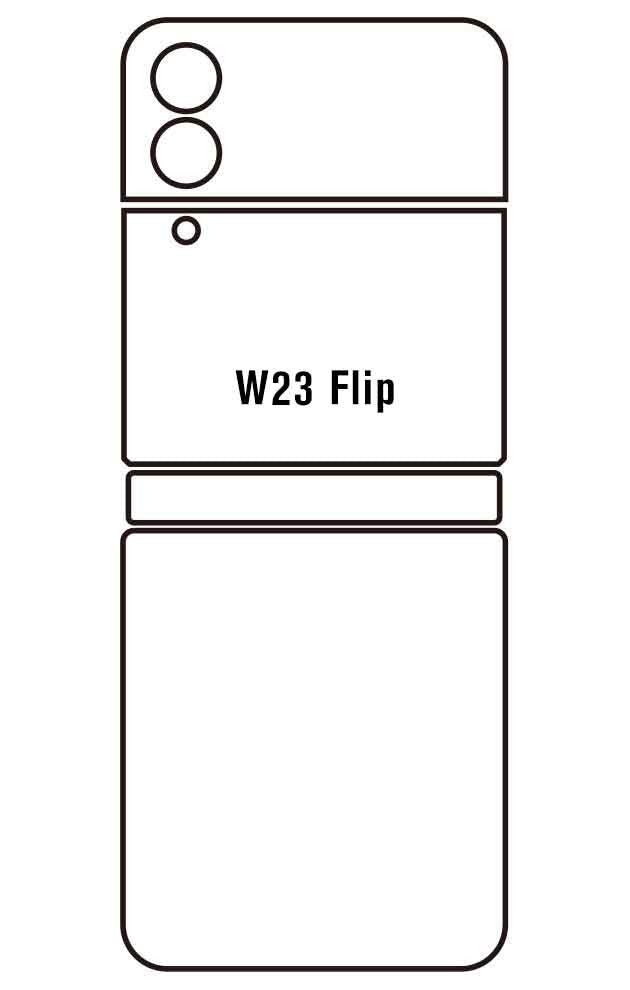 Film hydrogel pour écran Samsung Galaxy W23 Flip