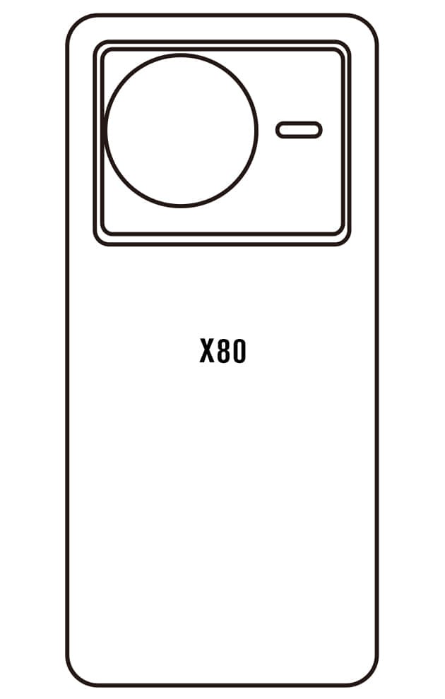 Film hydrogel pour Vivo X80