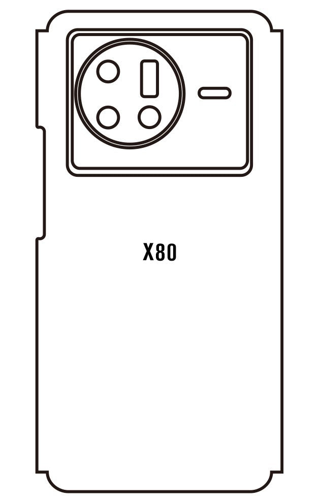 Film hydrogel pour Vivo X80