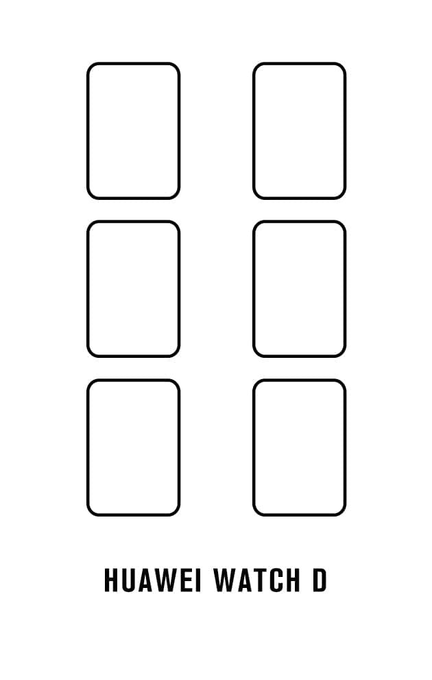 Film hydrogel pour écran Huawei WATCH D