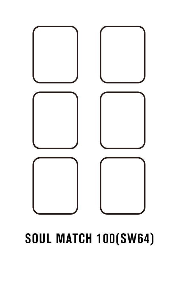 Film hydrogel pour SOUL Match 100 (SW64）