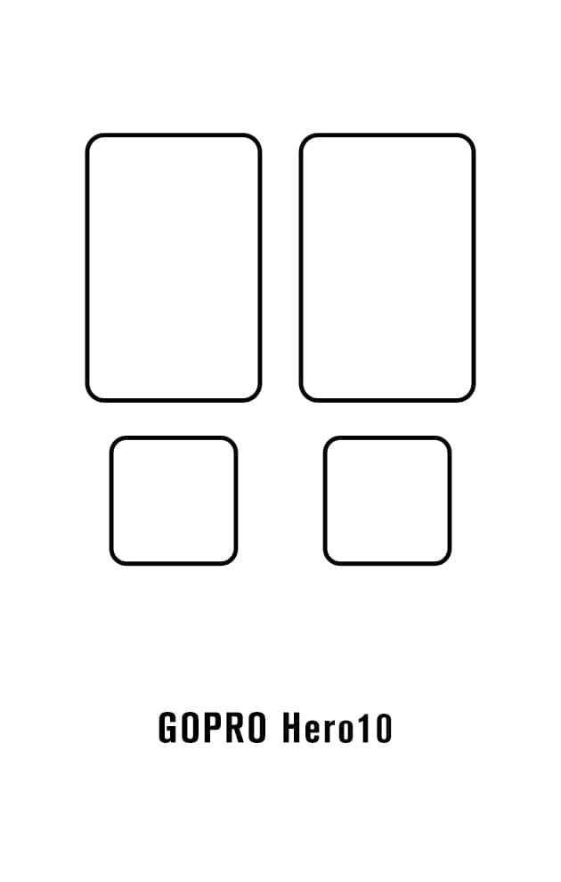 Film hydrogel pour GOPRO Hero 10 Black