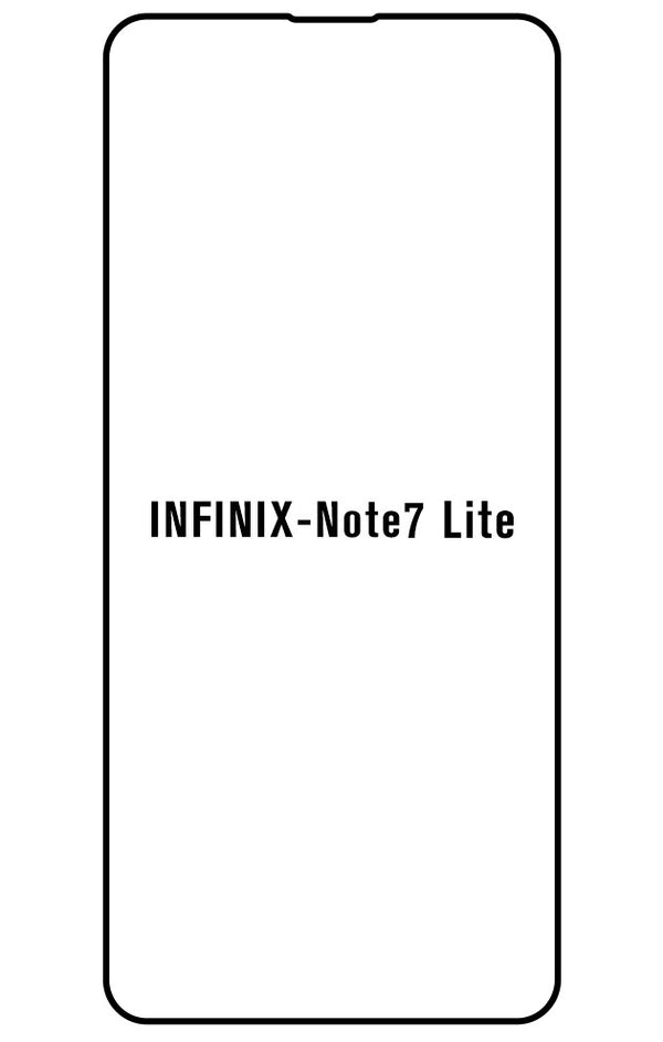 Film hydrogel Infinix Note 7 Lite - Film écran anti-casse Hydrogel