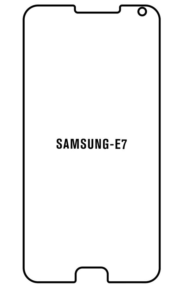 Film hydrogel Samsung Galaxy E7 - Film écran anti-casse Hydrogel