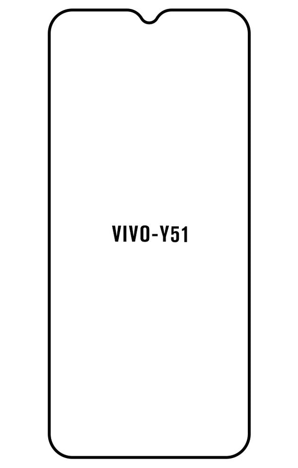 Film hydrogel Vivo Y51 2020(India) - Film écran anti-casse Hydrogel