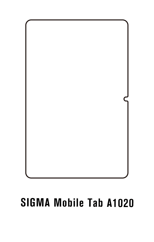 Film hydrogel pour écran Sigma Mobile Tab A1020 10.1